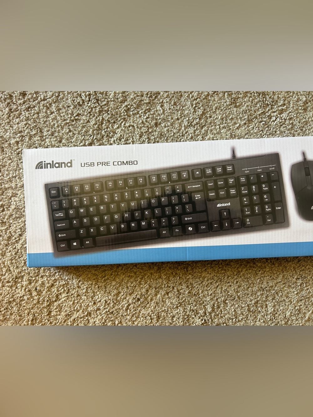 USB Pre Combo Wired Keyboard and Mouse - Black